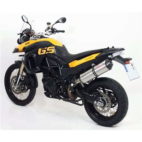 Silencieux Titane BMW F 650 GS 2008/2010 Slip-on Embout Carbone F 800 GS 2008/2010 E13 Homologué