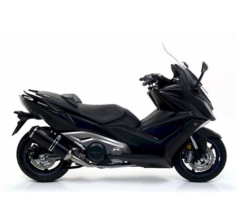 Pot Kymco AK550 Ligne Complète Ipersport Silencieux Alu Black Line Collecteur Homologué