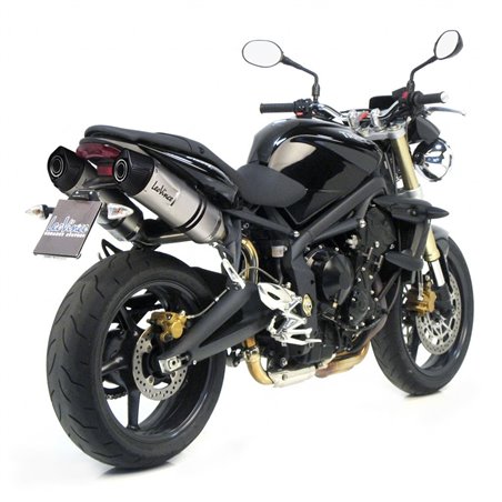 2 Silencieux LV ONE EVO STREET TRIPLE 675 - Homologué