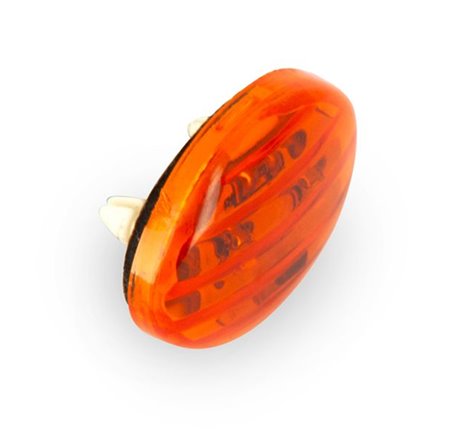 Mini Clignotant LED C.E Ovale Orange 35 x 30mm - Vendu à l'unité