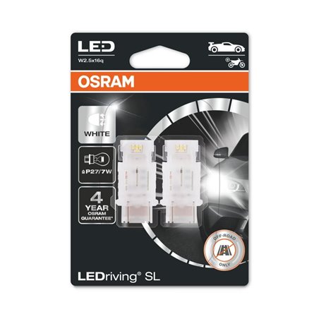 LEDriving SL P27/7W Blanc - Blister de 2