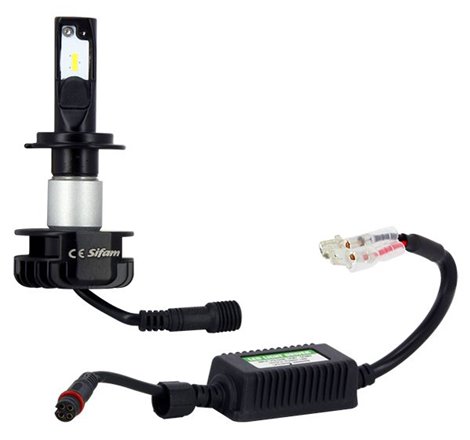 Ampoule H7 LED + Ballast - 16W/2200 Lumens (Code)