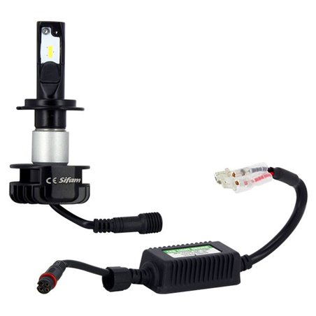 Ampoule H7 LED + Ballast - 16W/2200 Lumens (Code)