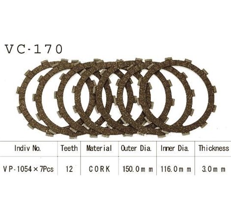 Kit Disques d'Embrayage Garnis Nx650 Dominator 1988/2002