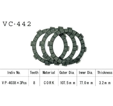 Kit Disques d'Embrayage Garnis Ar/Ae 50