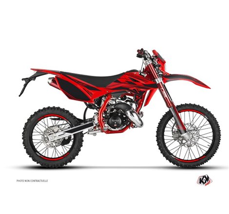 Kit Deco 50cc FIRENZE Beta RR 50 Enduro Rouge Noir