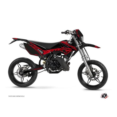 Kit Deco 50cc Eraser Beta RR 50 Motard Noir Rouge