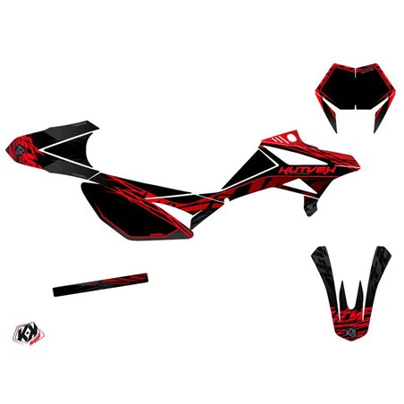 Kit Deco 50cc Eraser Beta RR 50 Motard Noir Rouge