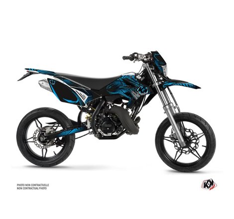 Kit Deco 50cc Graff Beta RR 50 Motard Bleu