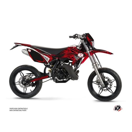 Kit Deco 50cc Graff Beta RR 50 Motard Rouge