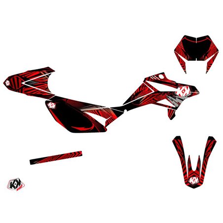 Kit Deco 50cc Graff Beta RR 50 Motard Rouge