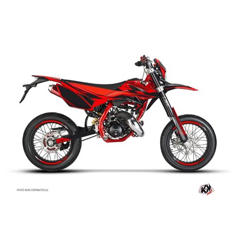 Kit Deco 50cc FIRENZE Beta RR 50 Motard Rouge Noir