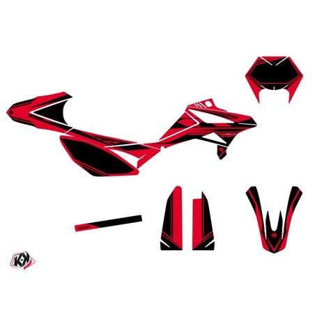 Kit Deco 50cc FIRENZE Beta RR 50 Motard Rouge Noir