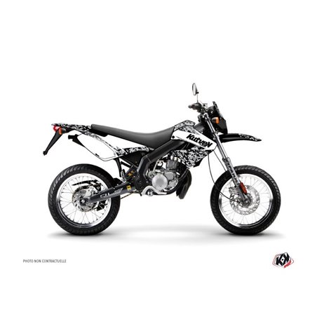 Kit Deco 50cc Predator Derbi DRD Xtreme Blanc