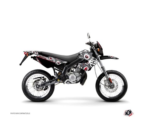 Kit Deco 50cc Freegun Eyed Derbi DRD Xtreme Gris Rouge