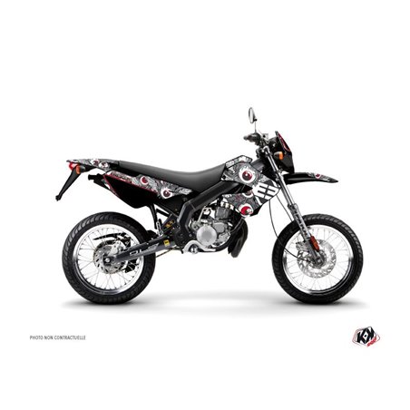 Kit Deco 50cc Freegun Eyed Derbi DRD Xtreme Gris Rouge