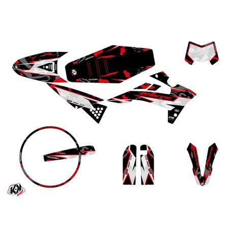 Kit Deco 50cc BARBARIAN Fantic XM 50 Rouge