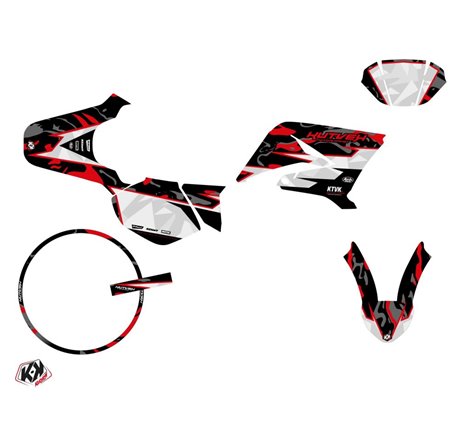 PACK Kit Deco + Housse de Selle 50cc BARBARIAN MBK Xlimit Rouge