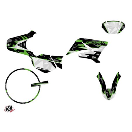 PACK Kit Deco + Housse de Selle 50cc BARBARIAN MBK Xlimit Vert