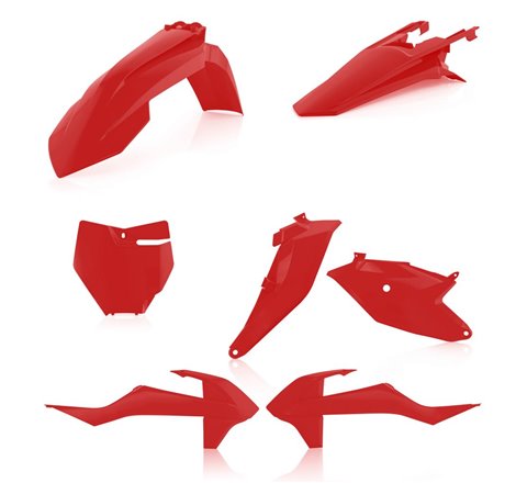 KIT PLASTIQUE CYCRA 5 ELEMENTS GAS GAS MC 85 21 ORIGINE (ROUGE)