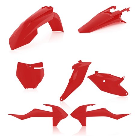 KIT PLASTIQUE CYCRA 5 ELEMENTS GAS GAS MC 85 21 ORIGINE (ROUGE)