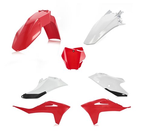 Kit Plastique Cycra 5 Elements GAS GAS MC 21 ROUGE / BLANC