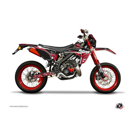 Kit Deco 50cc Predator Rieju MRT 50 Rouge Noir