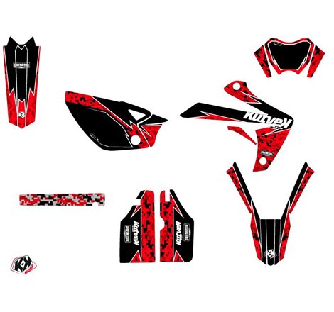 Kit Deco 50cc Predator Rieju MRT 50 Rouge Noir