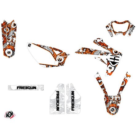 Kit Deco 50cc Freegun Eyed Rieju MRT 50 Orange