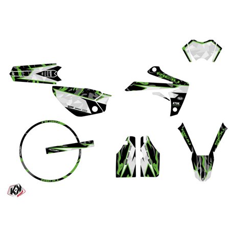 PACK Kit Deco + Housse de Selle 50cc BARBARIAN Rieju MRT 50 Vert