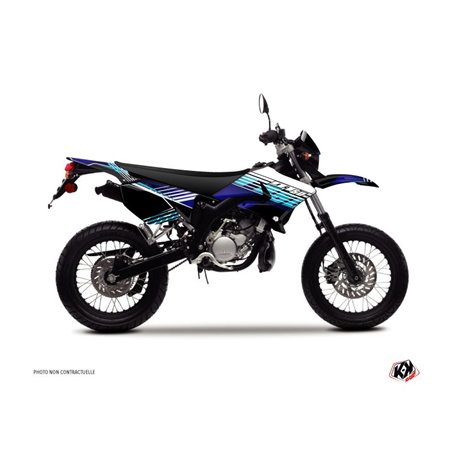 Kit Deco 50cc Flow Yamaha DT 50 Bleu