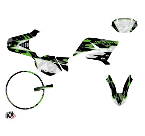 PACK Kit Deco + Housse de Selle 50cc BARBARIAN Yamaha DT 50 Vert