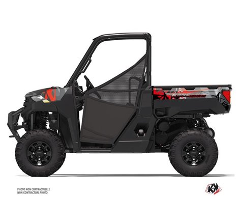 Kit Déco SSV Evil Polaris Ranger 1000 Gris Rouge (2022-2023)