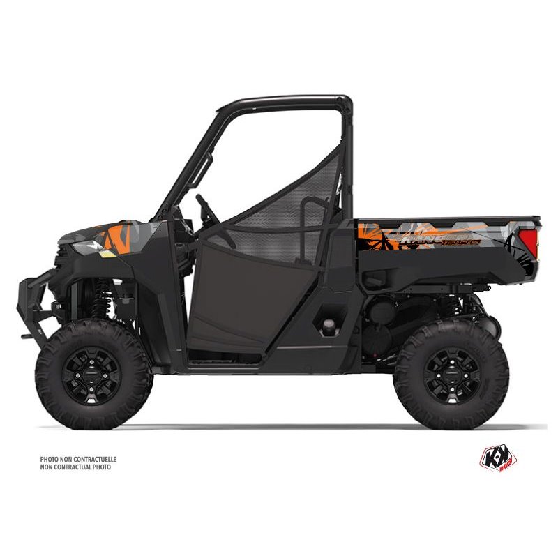 Kit Déco SSV Evil Polaris Ranger 1000 Gris Orange (2022-2023)