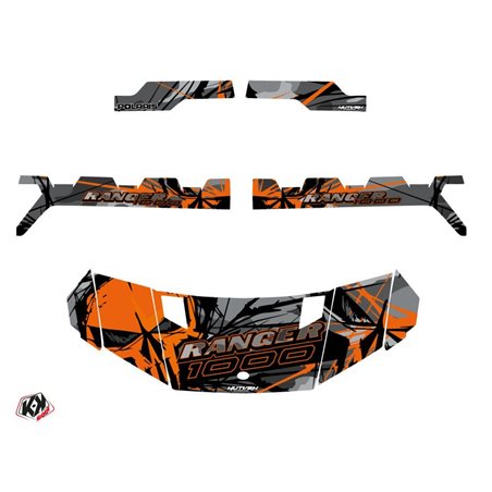 Kit Déco SSV Evil Polaris Ranger 1000 Gris Orange (2022-2023)