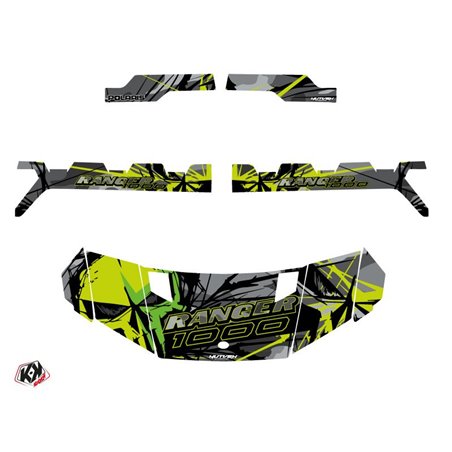 Kit Déco SSV Evil Polaris Ranger 1000 Gris Vert (2022-2023)