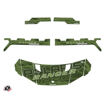 Kit Déco SSV Squad Polaris Ranger 1000 Noir Vert (2022-2023)