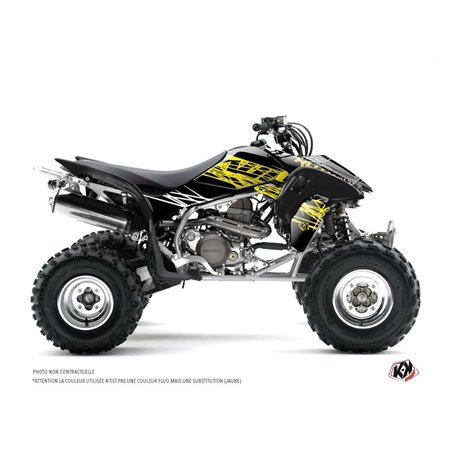 Kit Déco Quad Eraser Fluo Honda 450 TRX Jaune (2004-2005)