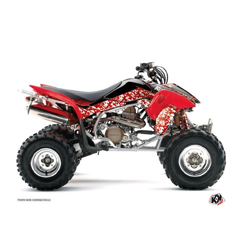 Kit Déco Quad Predator Honda 450 TRX Rouge (2004-2005)