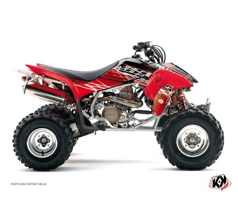 Kit Déco Quad Eraser Honda 450 TRX Rouge Blanc (2004-2005)