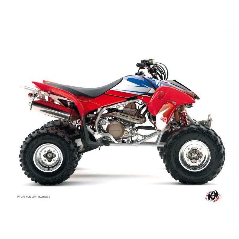 Kit Déco Quad Stage Honda 450 TRX Bleu Rouge (2004-2005)