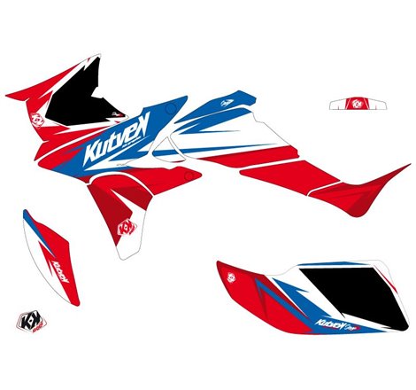 Kit Déco Quad Stage Honda 450 TRX Bleu Rouge (2004-2005)