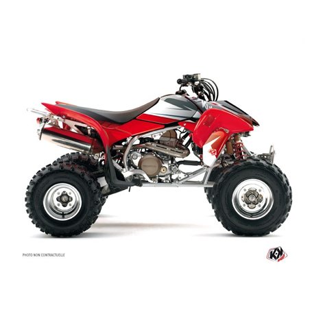 Kit Déco Quad Stage Honda 450 TRX Noir Rouge (2004-2005)