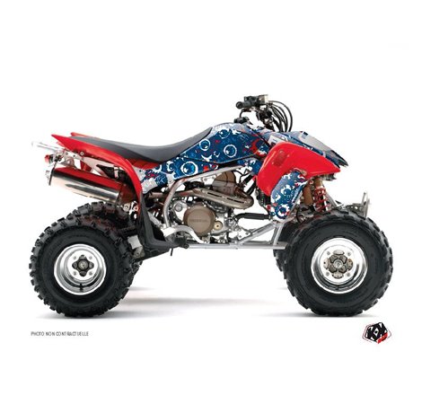 Kit Déco Quad Freegun Eyed Honda 450 TRX Rouge (2004-2005)