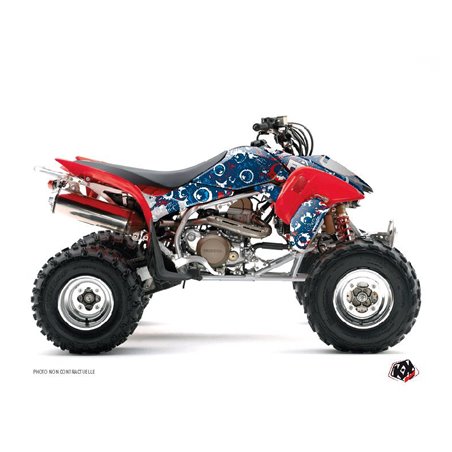 Kit Déco Quad Freegun Eyed Honda 450 TRX Rouge (2004-2005)