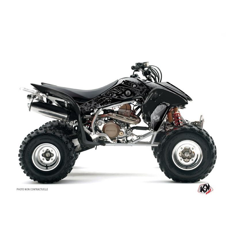 Kit Déco Quad Zombies Dark Honda 450 TRX Noir (2004-2005)