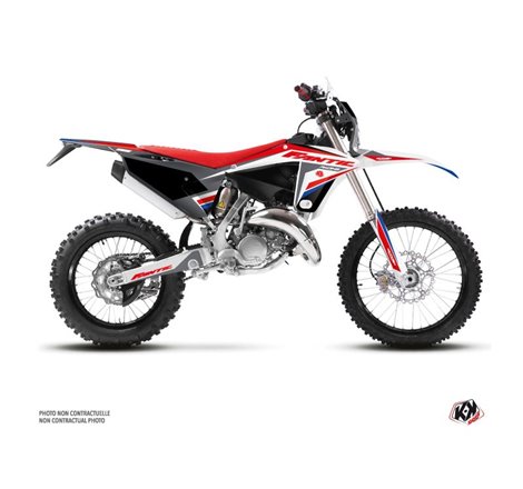 Kit Deco Moto Cross Mantova Fantic 125 XE Bleu