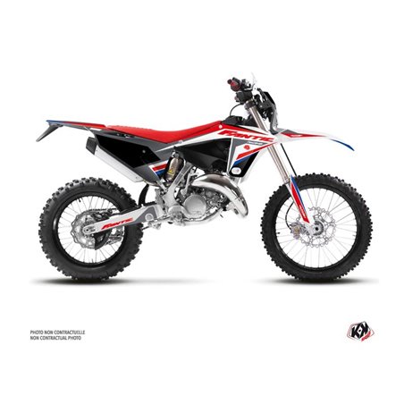 Kit Deco Moto Cross Mantova Fantic 125 XE Bleu