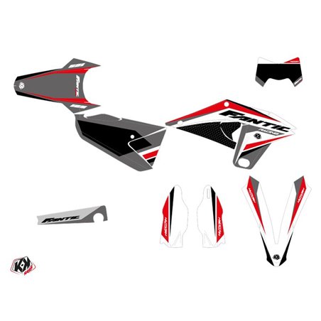 Kit Deco Moto Cross Mantova Fantic 125 XE Noir