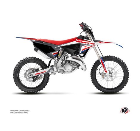 Kit Deco Moto Cross Mantova Fantic 125 XX Bleu